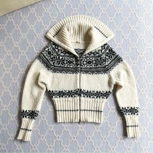 Free People Fair Isle Wool Sweater